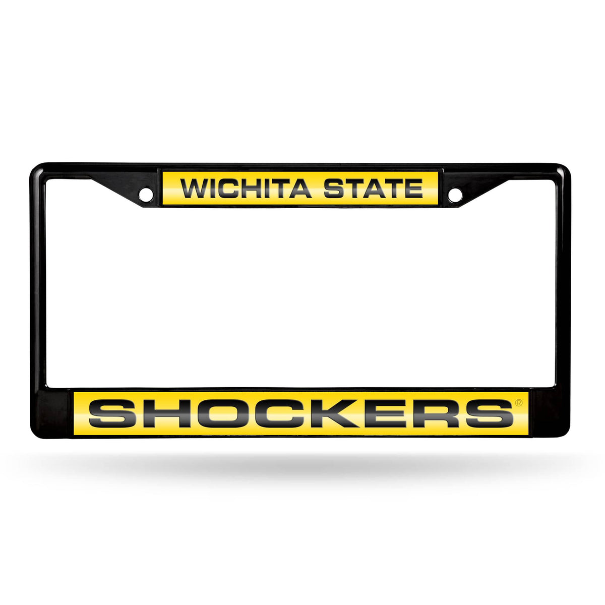Black and Yellow License Plate Cover P21174