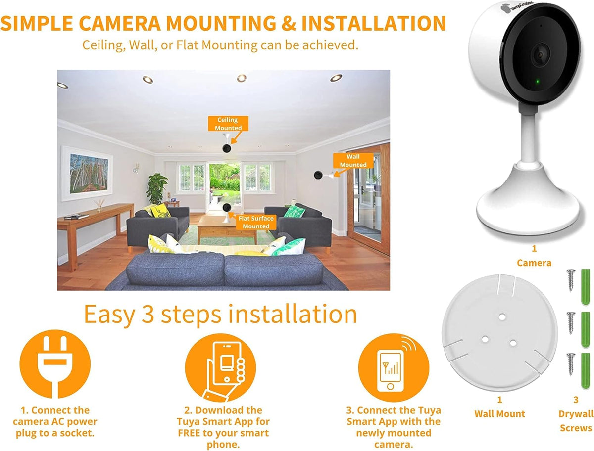 1080p HD Indoor Security Camera O41911