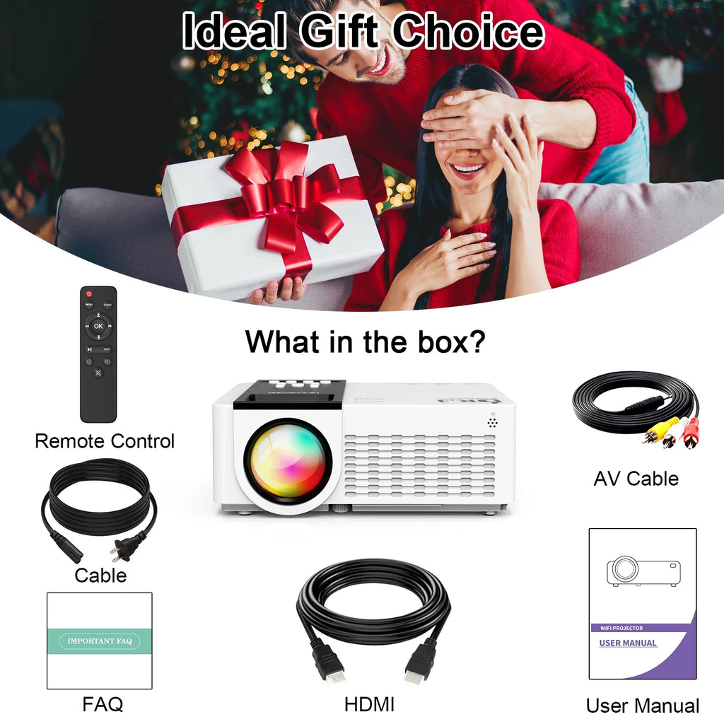 5G WiFi Bluetooth Projector B470