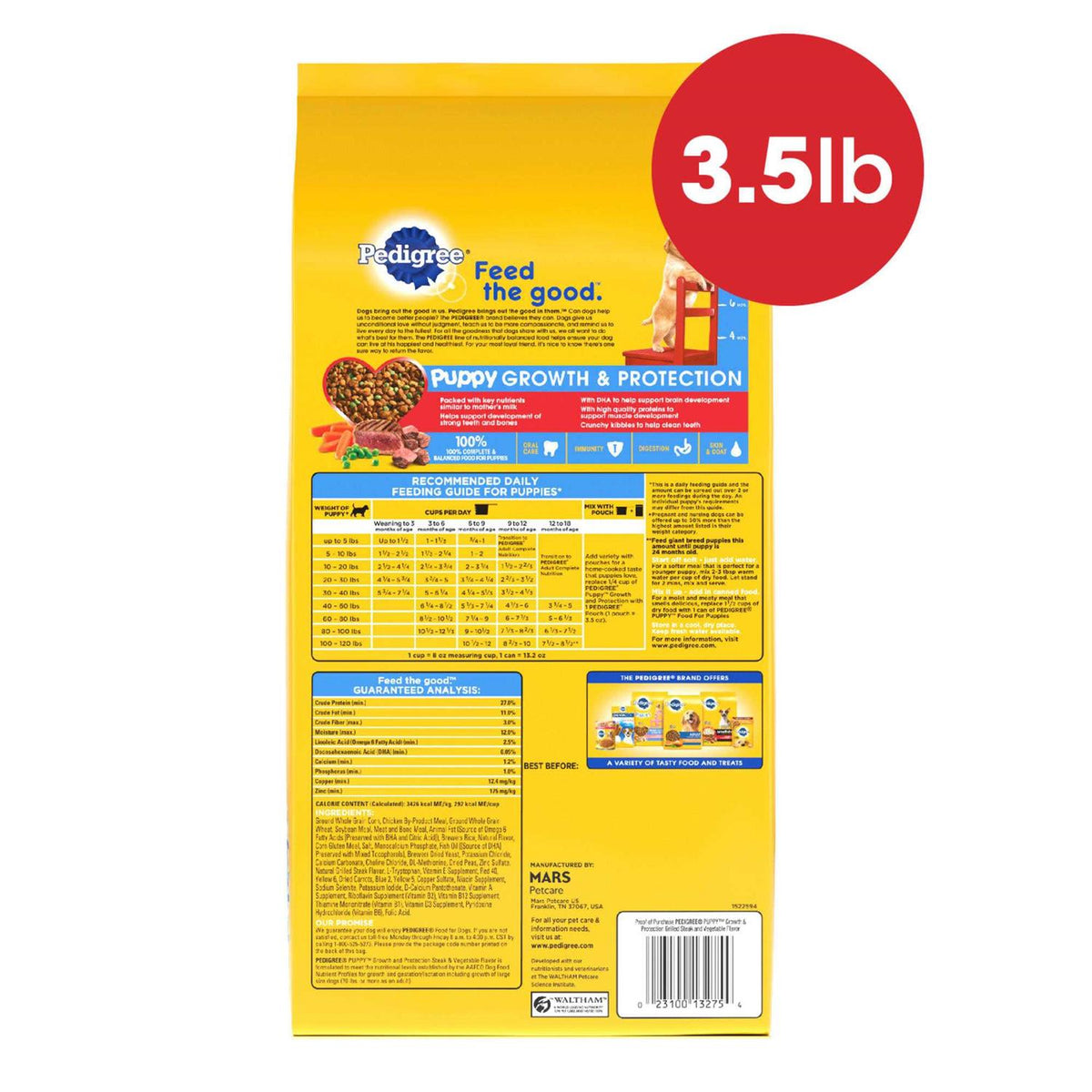 Dry Dog Food Vegetable Flavor L60866