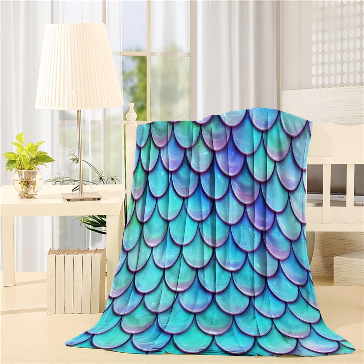 Flannel Fleece 50 x 80 inch Geometric Throw Blanket M541