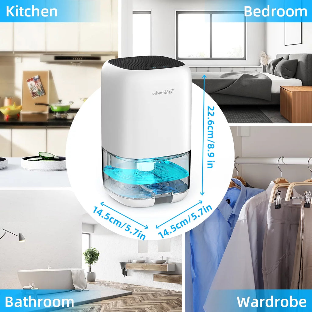 Portable Ultra Quiet Dehumidifier 1000ML G83294