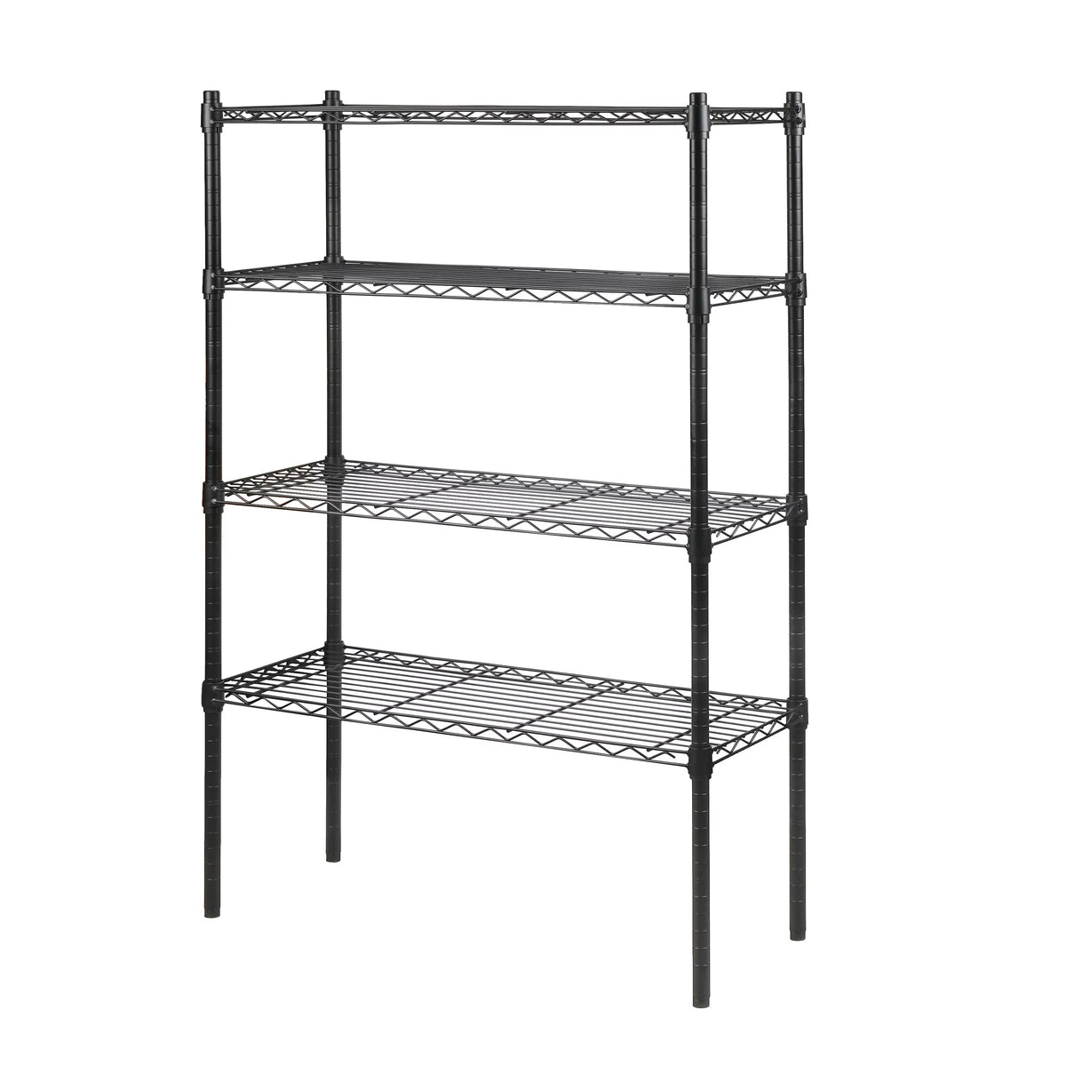 4 Tier Black Wire Shelf Unit I788706