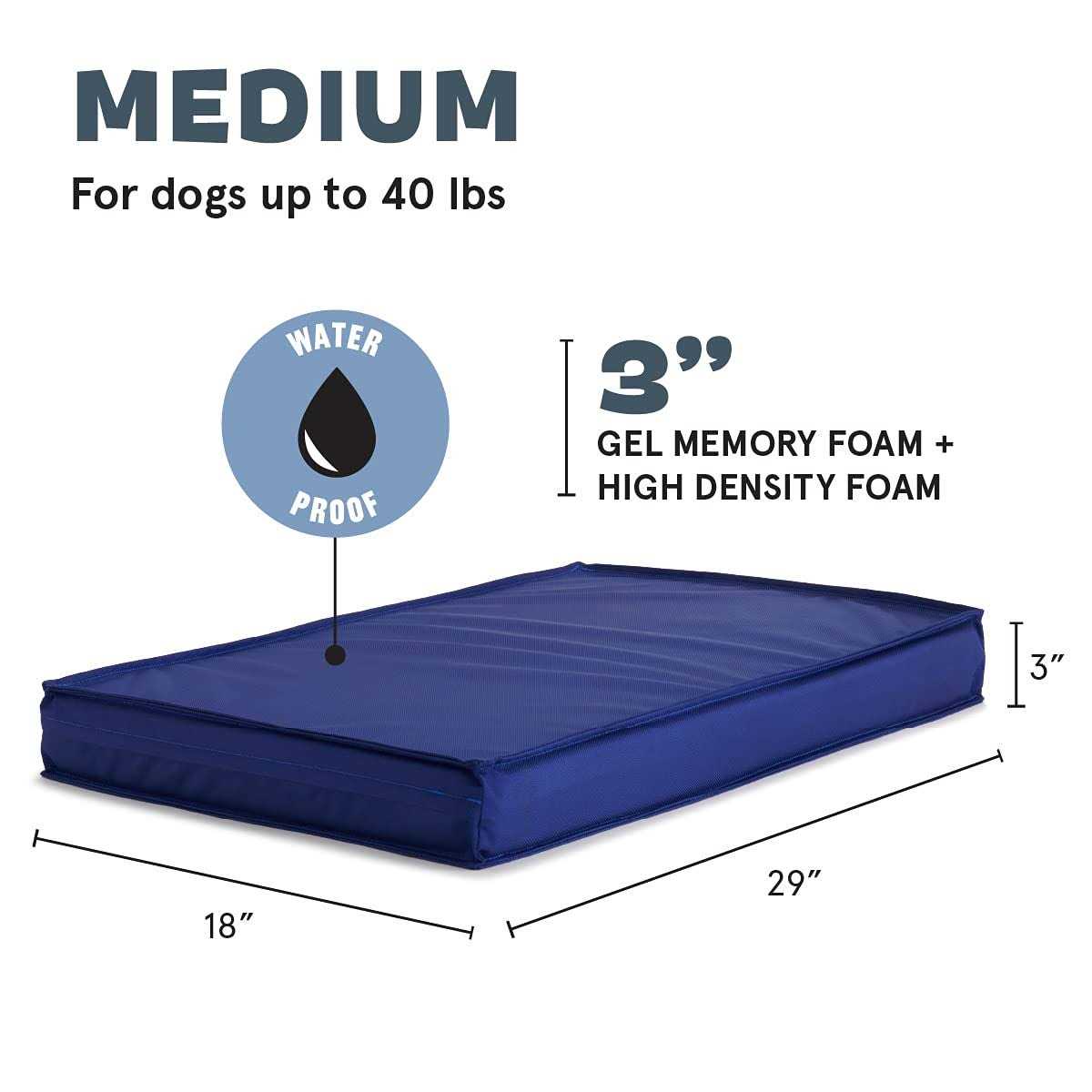 Waterproof Outdoor Dog Bed with Removable Cover U105