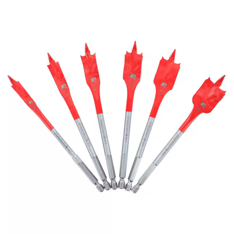 High Carbon Steel Spade Bit Set 6-Piece D441793