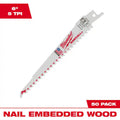 6 in. 5 TPI Reciprocating Saw Blades (50-Pack) Q701