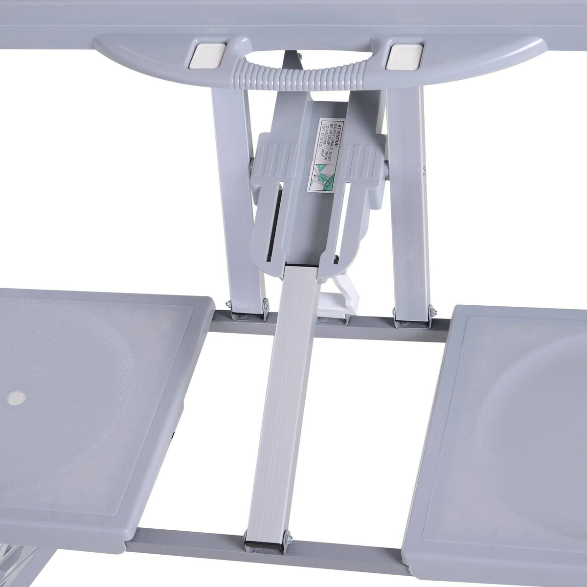 Camping Table with Chairs 4-Seat Set Foldable F445757