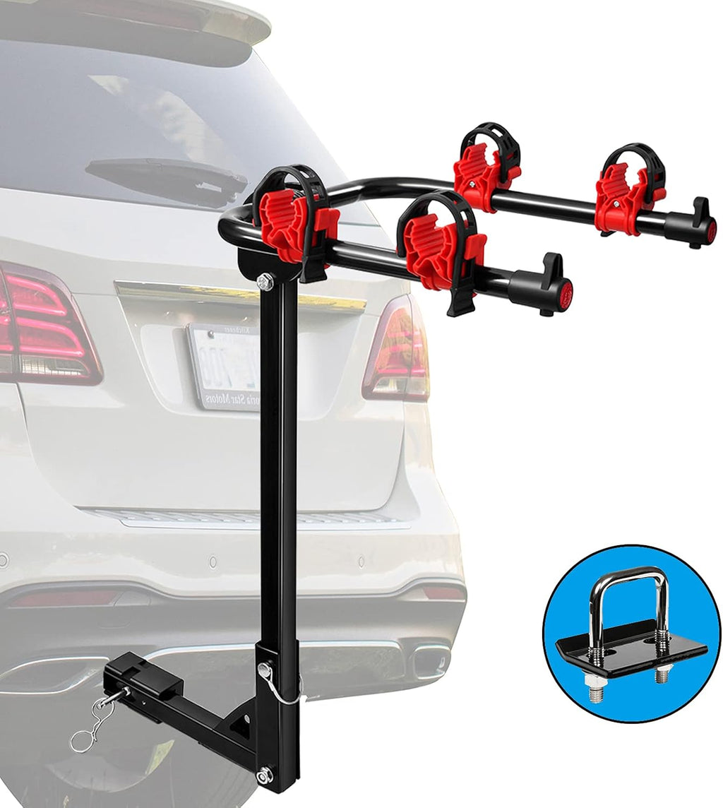 Foldable 2 Bicycle Hitch Mount Bike Rack Z6149