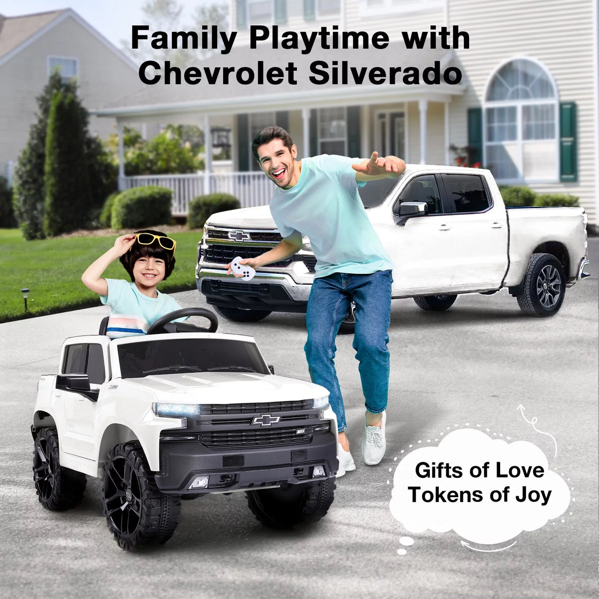 12V Kids Electric Powered Ride on Toy Car with Remote Control, Black E633957