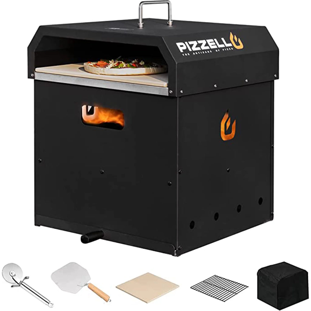 Black 16 inch Wood Fired Pizza Oven E22595