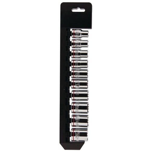 1/2 in. Drive SAE Chrome Socket Set, 10-Piece C483076