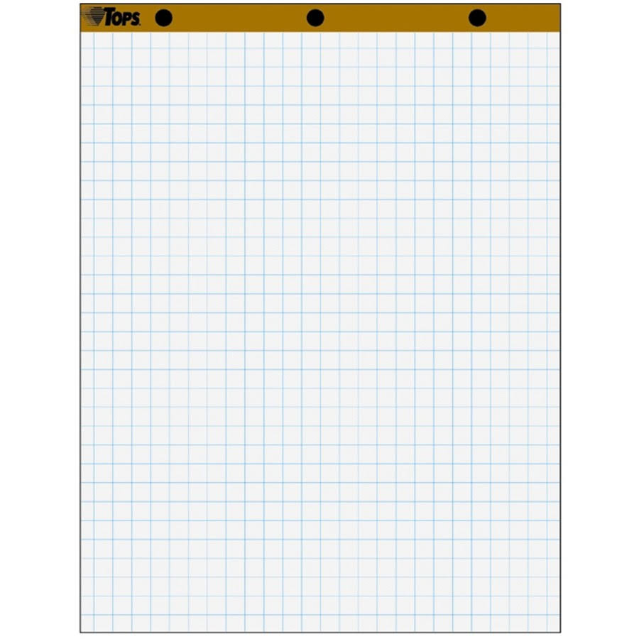 White Easel Pads, 50 Sheets, 4/Carton V193663