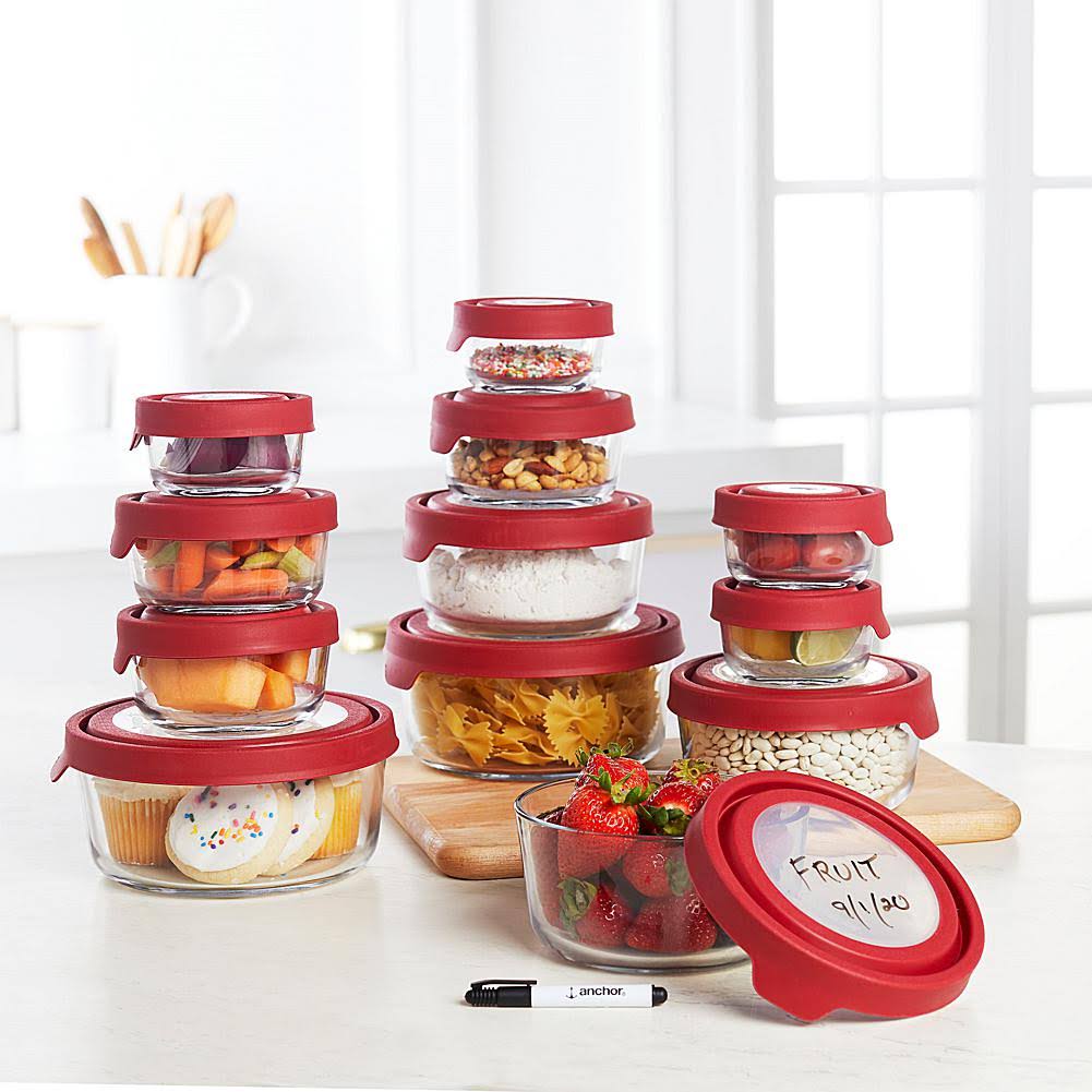 24-Piece Glass Food Storage Set N929384