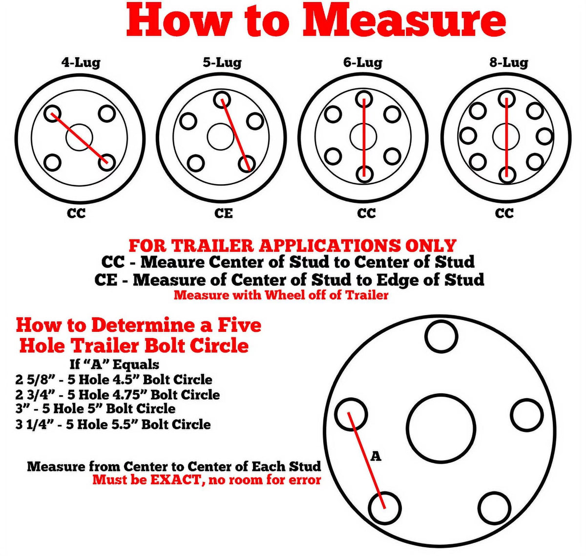 480-12 4 Lug Trailer Tire On Rim I585
