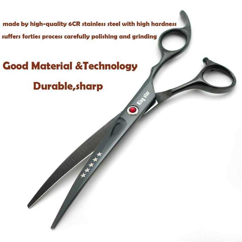 7.0in Titanium 4pcs Dog Grooming Scissors Set F10444