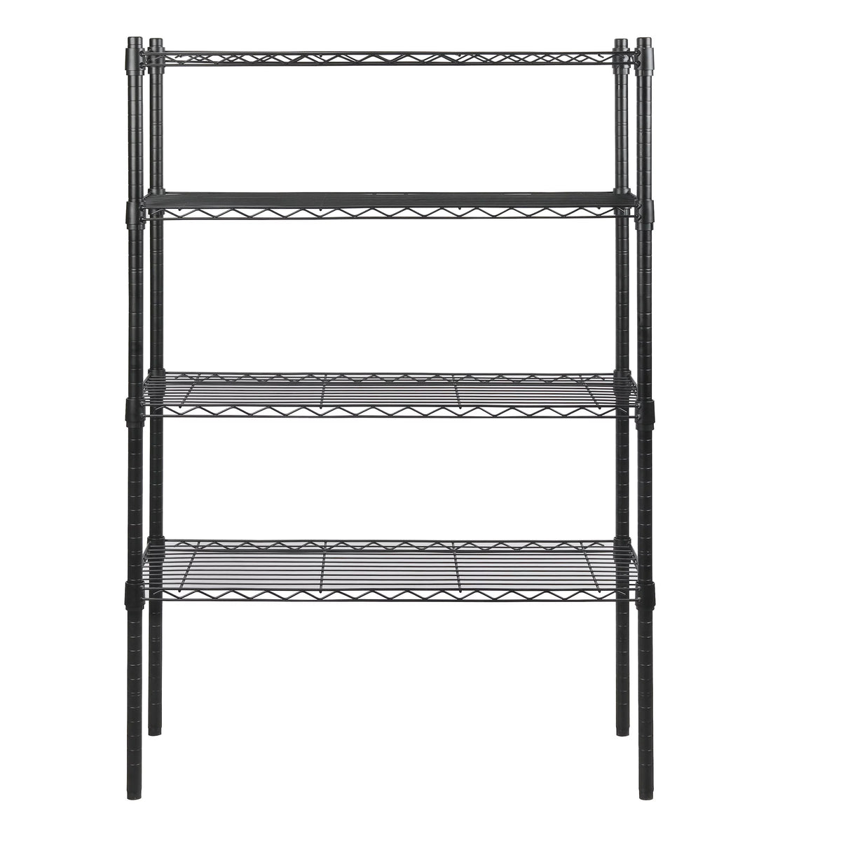 4 Tier Black Wire Shelf Unit I788706