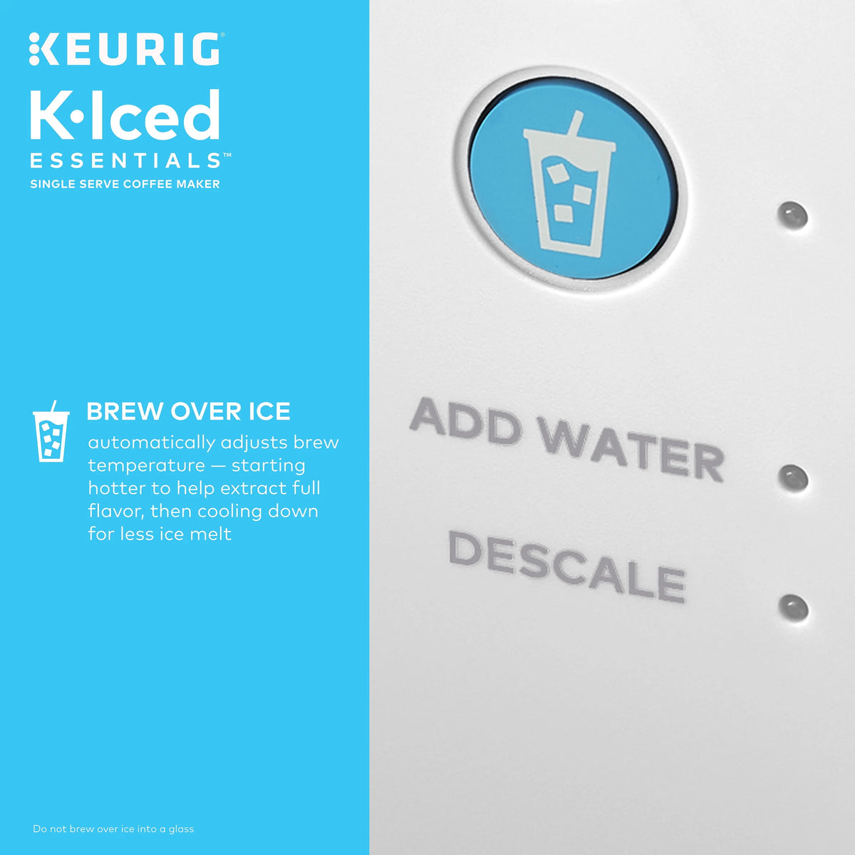 White Iced and Hot Single-Serve Coffee Maker V601