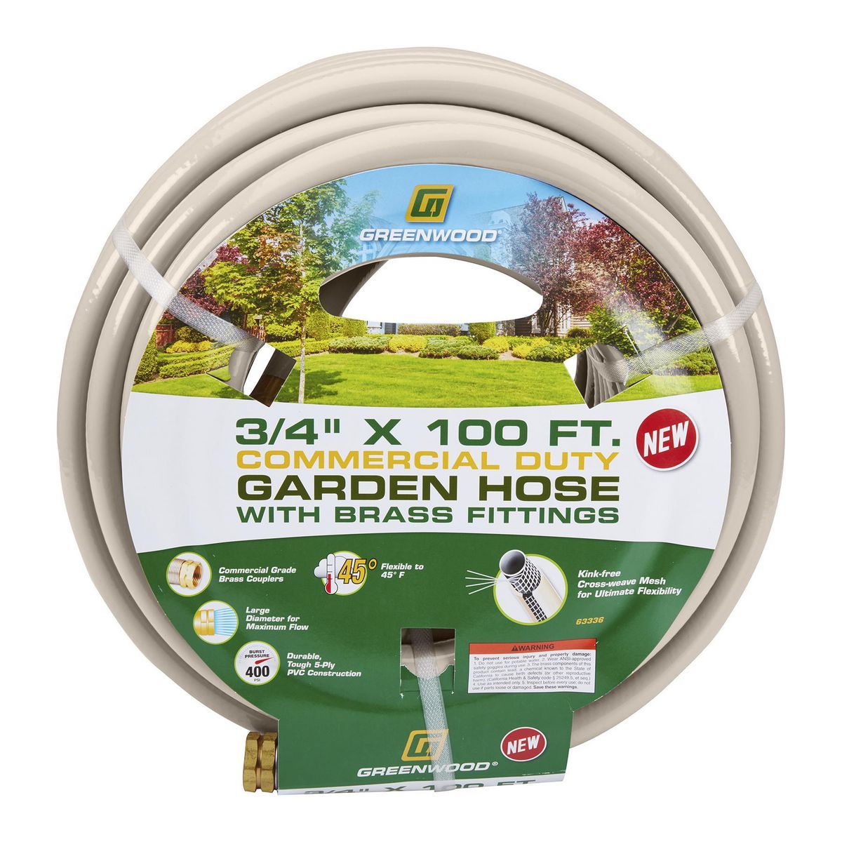 100 ft. x 3/4 in. Garden Hose F445971
