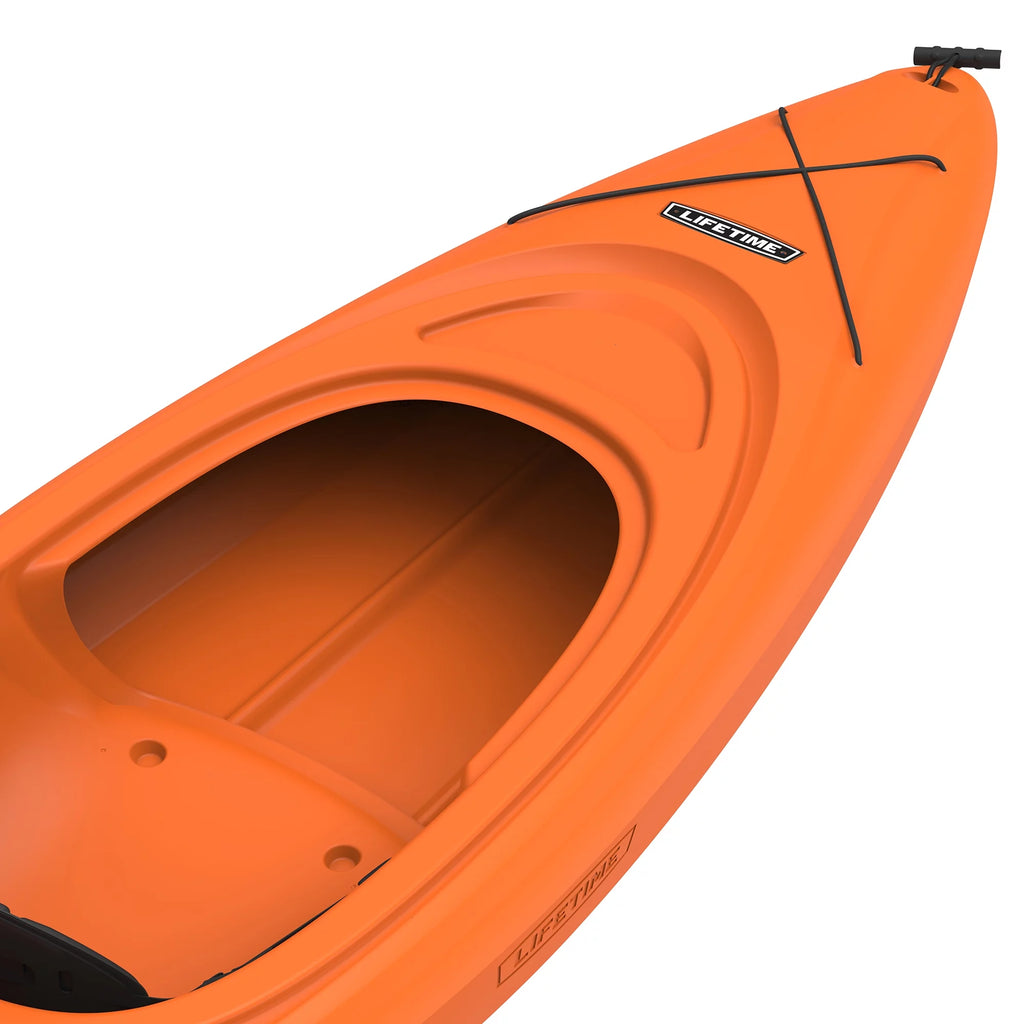 Orange 8 ft Sit-In Kayak with Paddle K660599