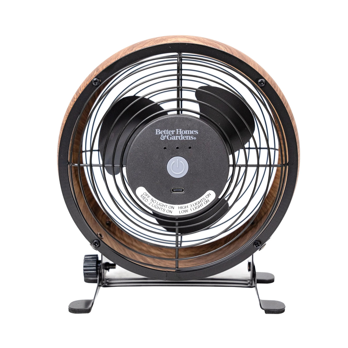 5 inch Metal Drum Fan with USB-C Plug Q2826