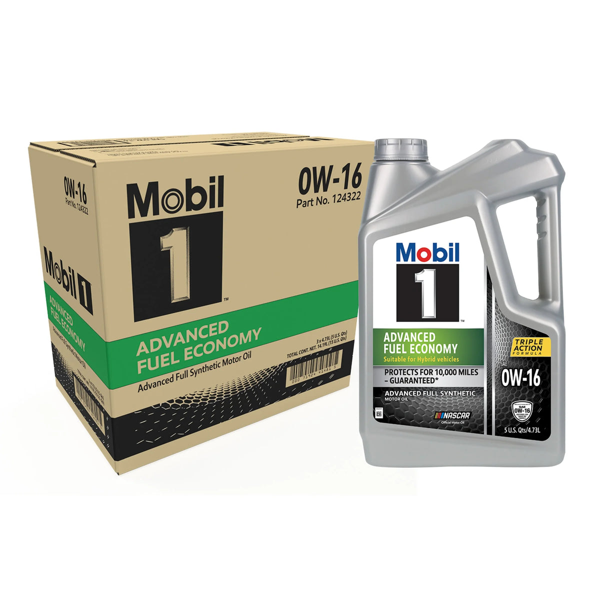Full Synthetic Motor Oil 0W-16 5 Quart Pack of 3 C36310