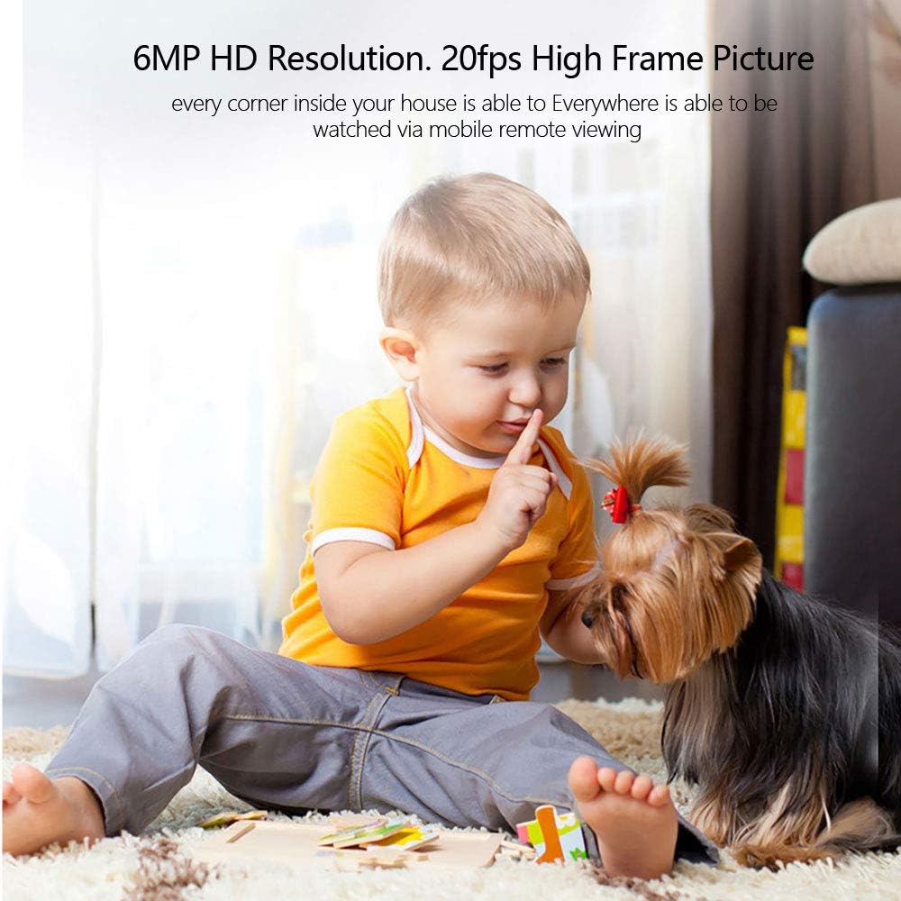 6MP PoE IP Dome Camera with Built-in Mic R1619