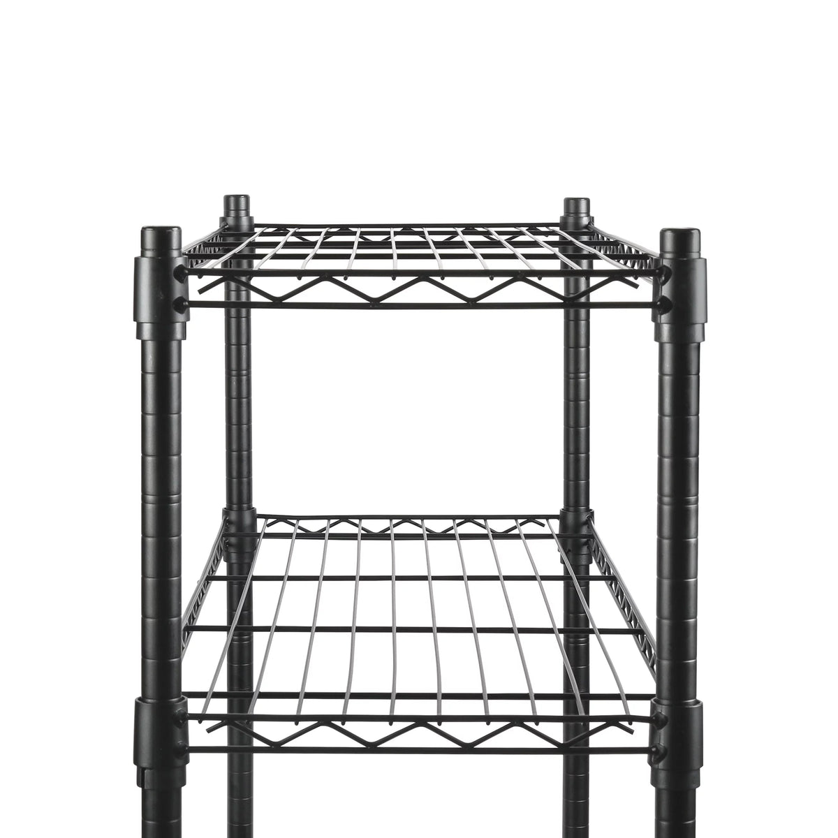 4 Tier Black Wire Shelf Unit I788706