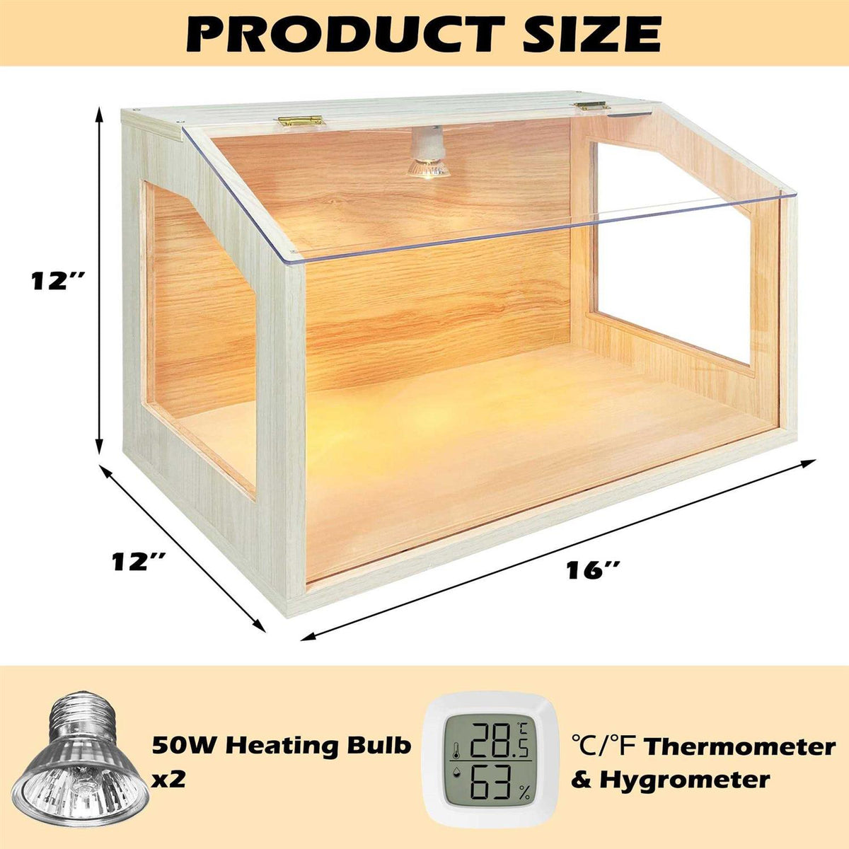 Intelligent Brooder Box with Built-in Heating Lamps R422