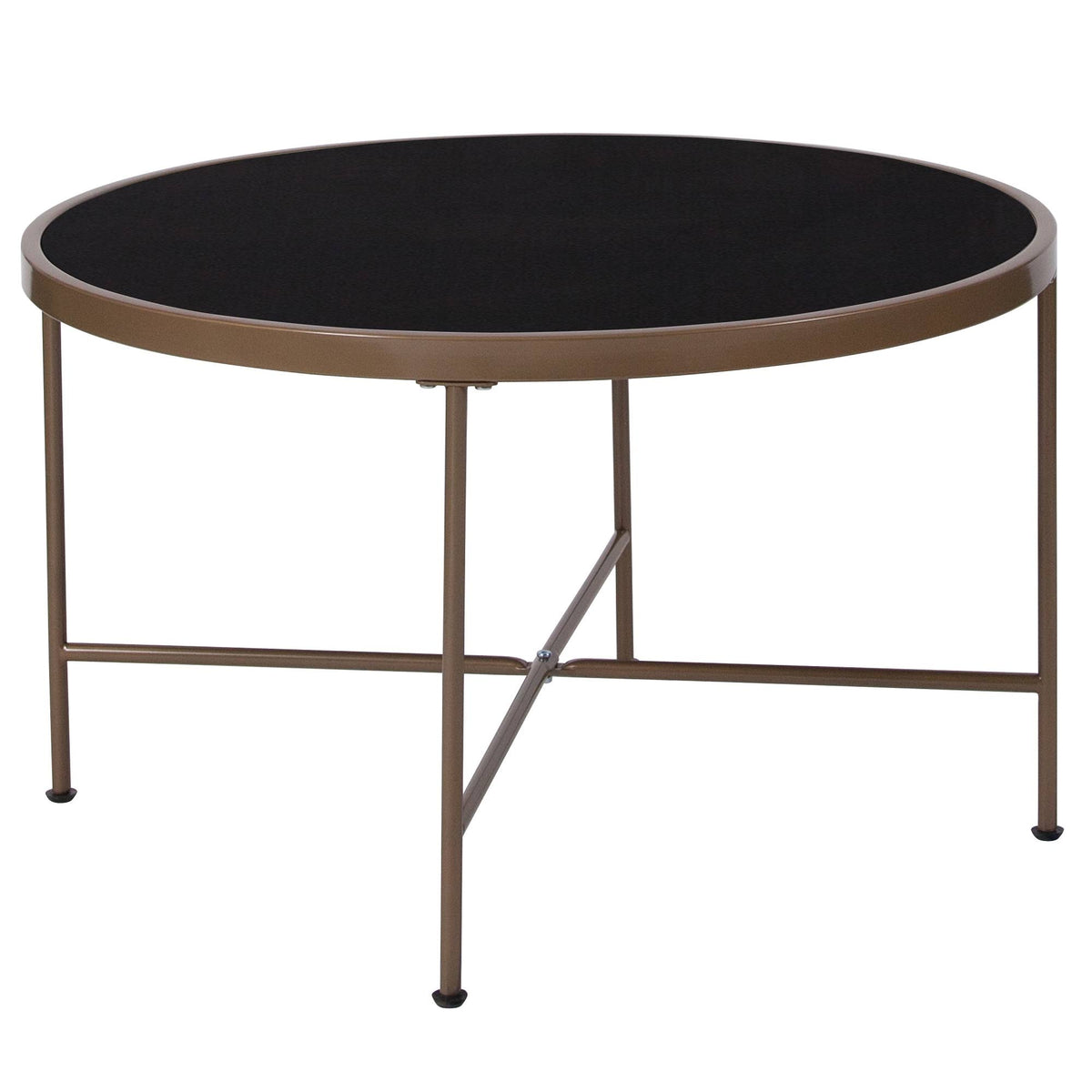 Black Matte Gold Coffee Table A46754
