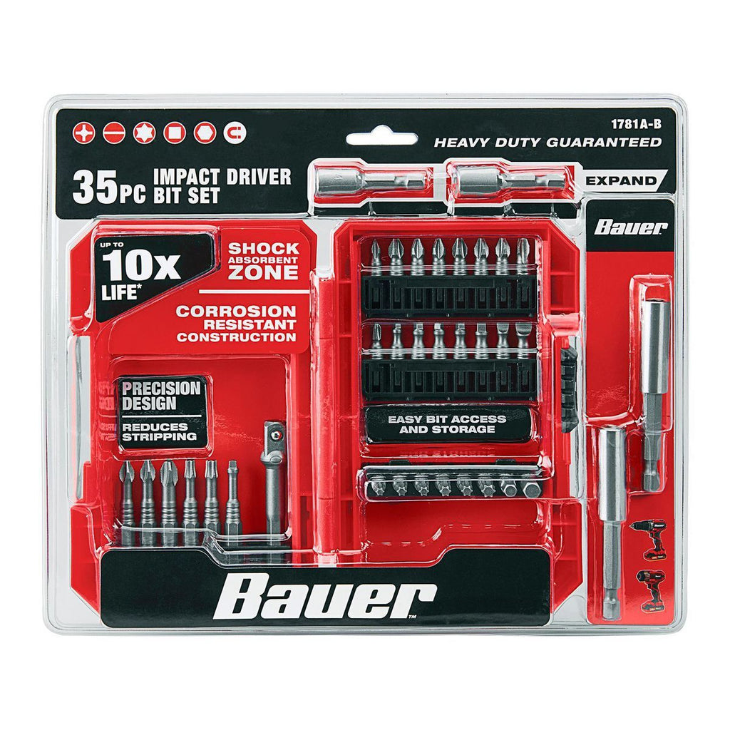 Impact Drill and Driver Bit Set, 35-Piece K8038