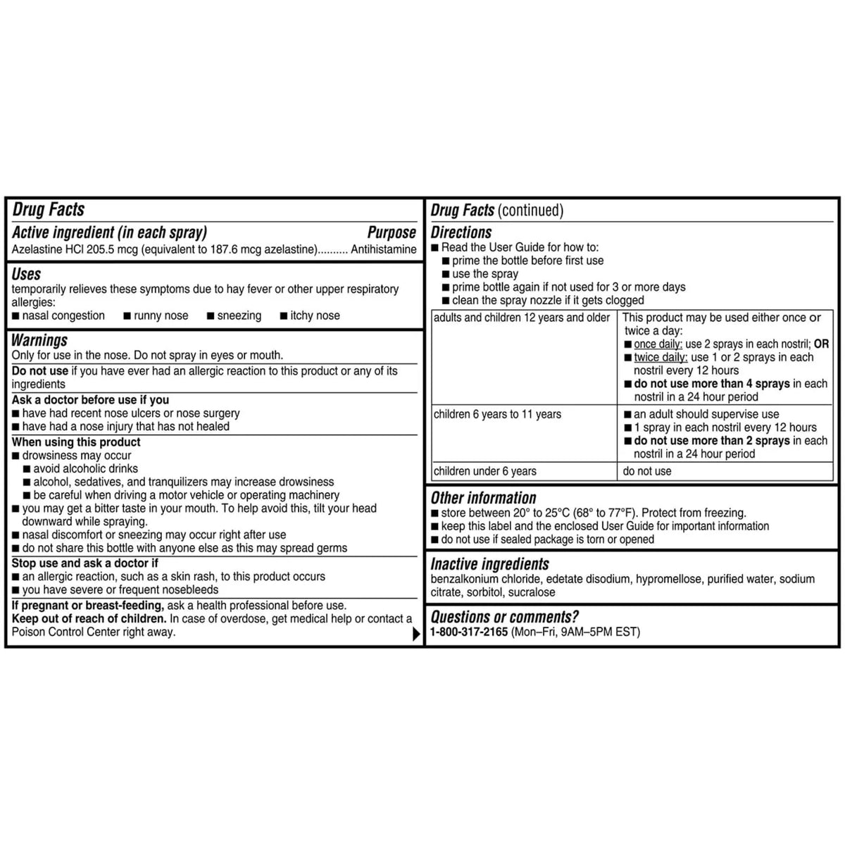 Adult Nasal Spray 120 ml Pack of 3 P942