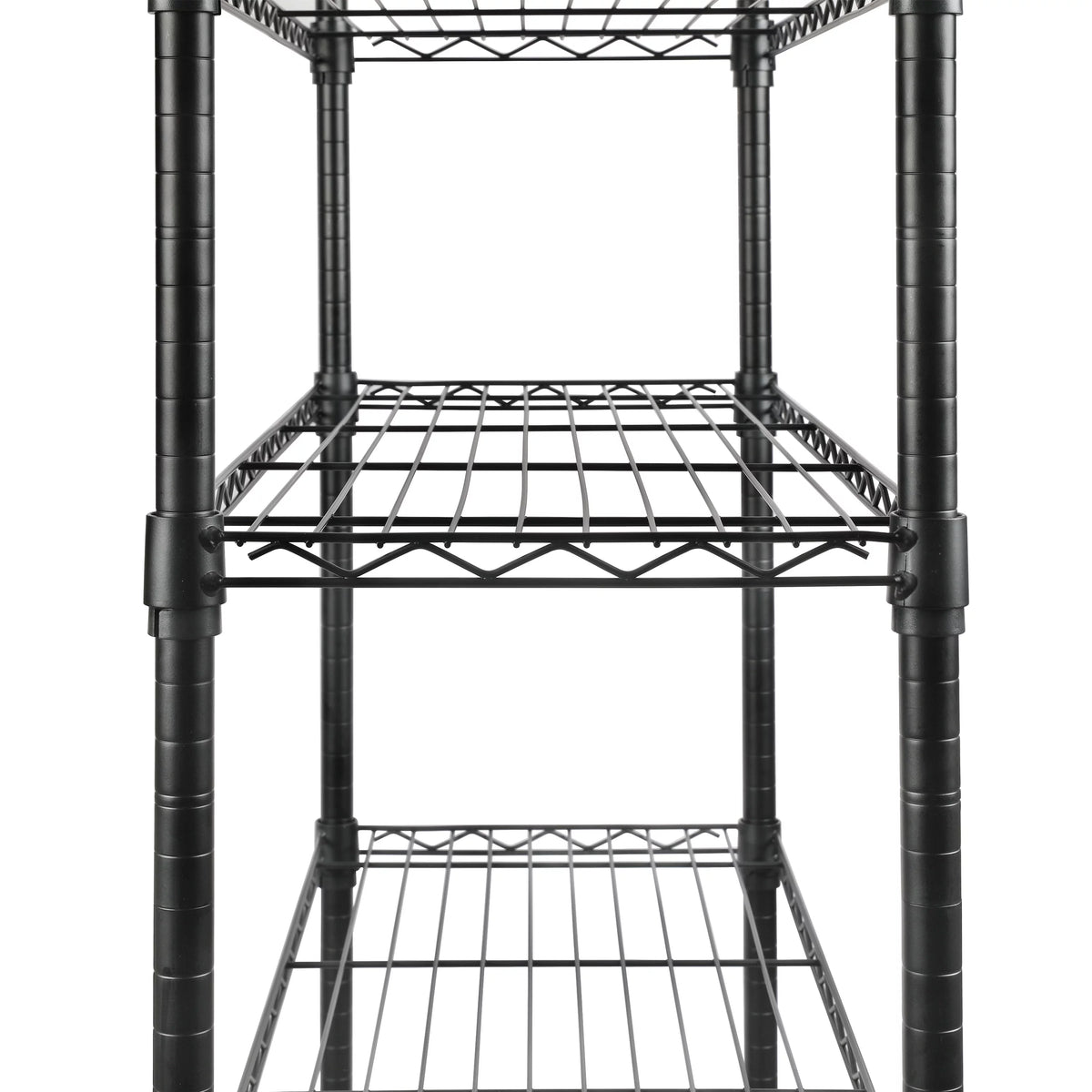 4 Tier Black Wire Shelf Unit I788706