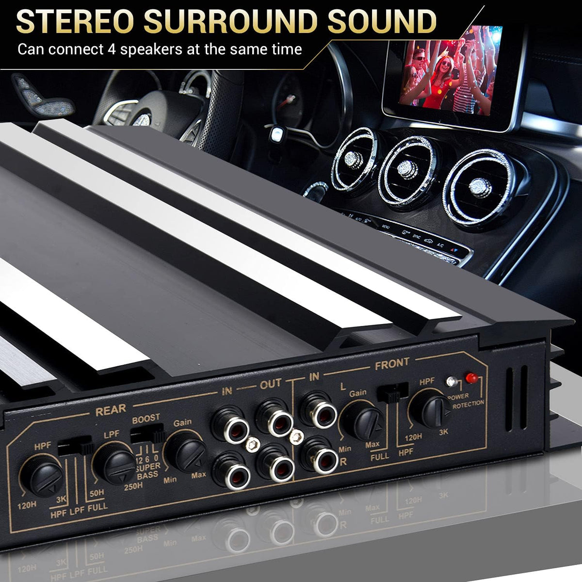 4 Channel Class A/B Car Amplifier U5534