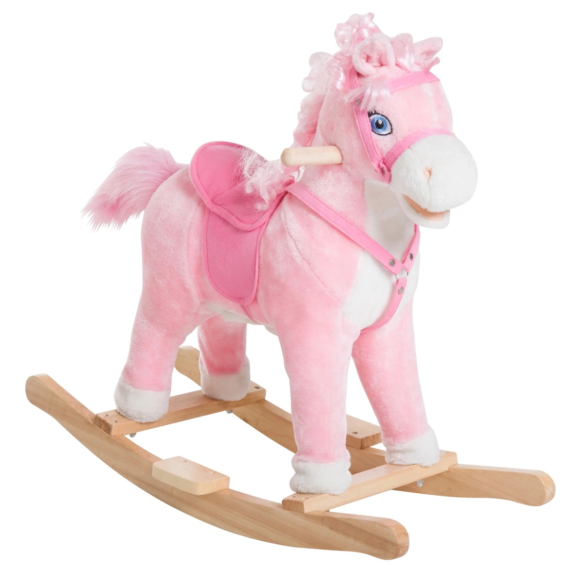 Plush Kids Ride On Rocking Horse Toy O68680