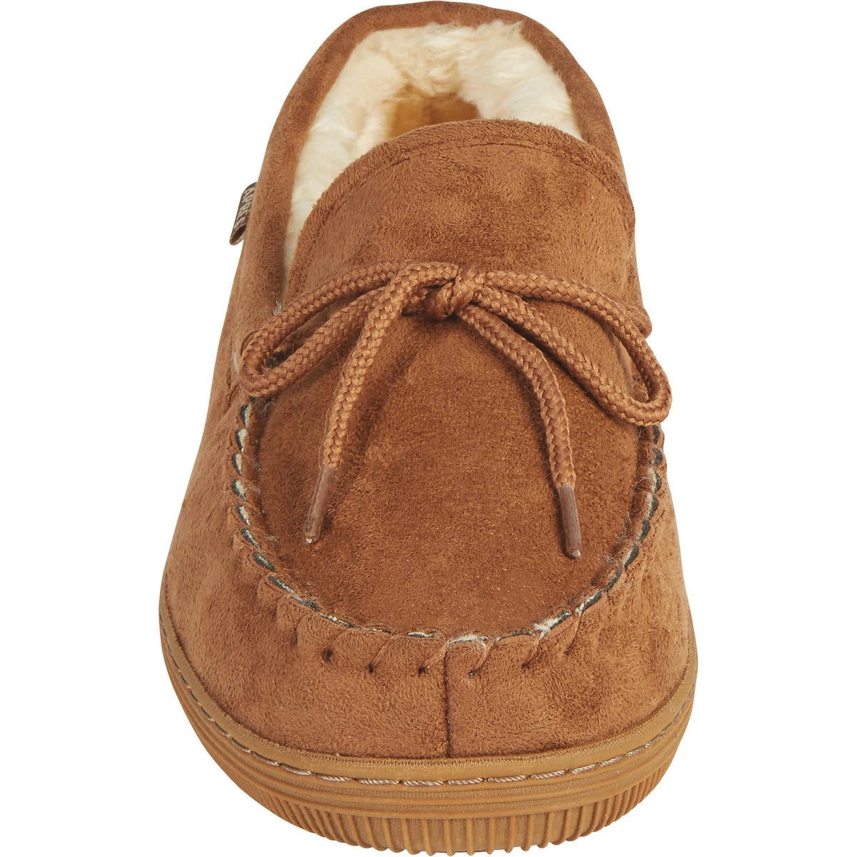 Brown Fleece Moccasins F97139