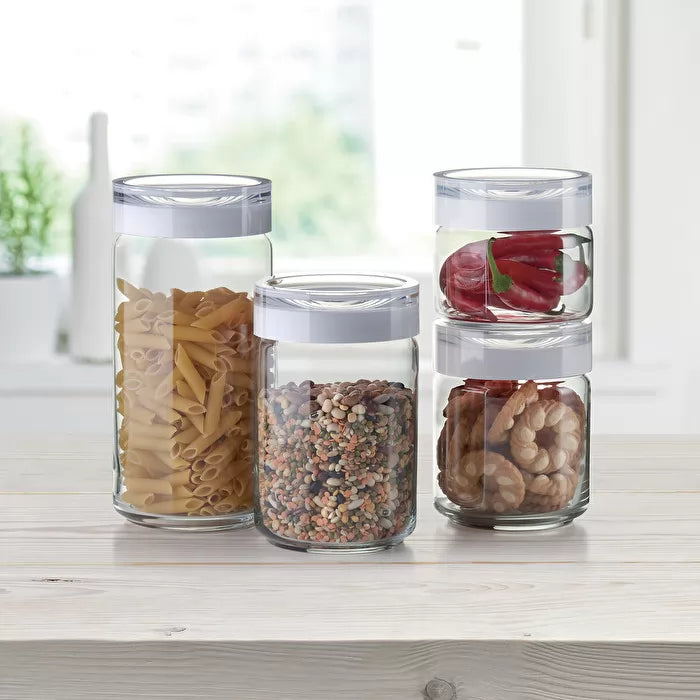 Clear Storage Jar A4649