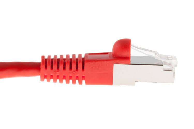 Cat6 Shielded Ethernet Patch Cable 75 ft Red S378037