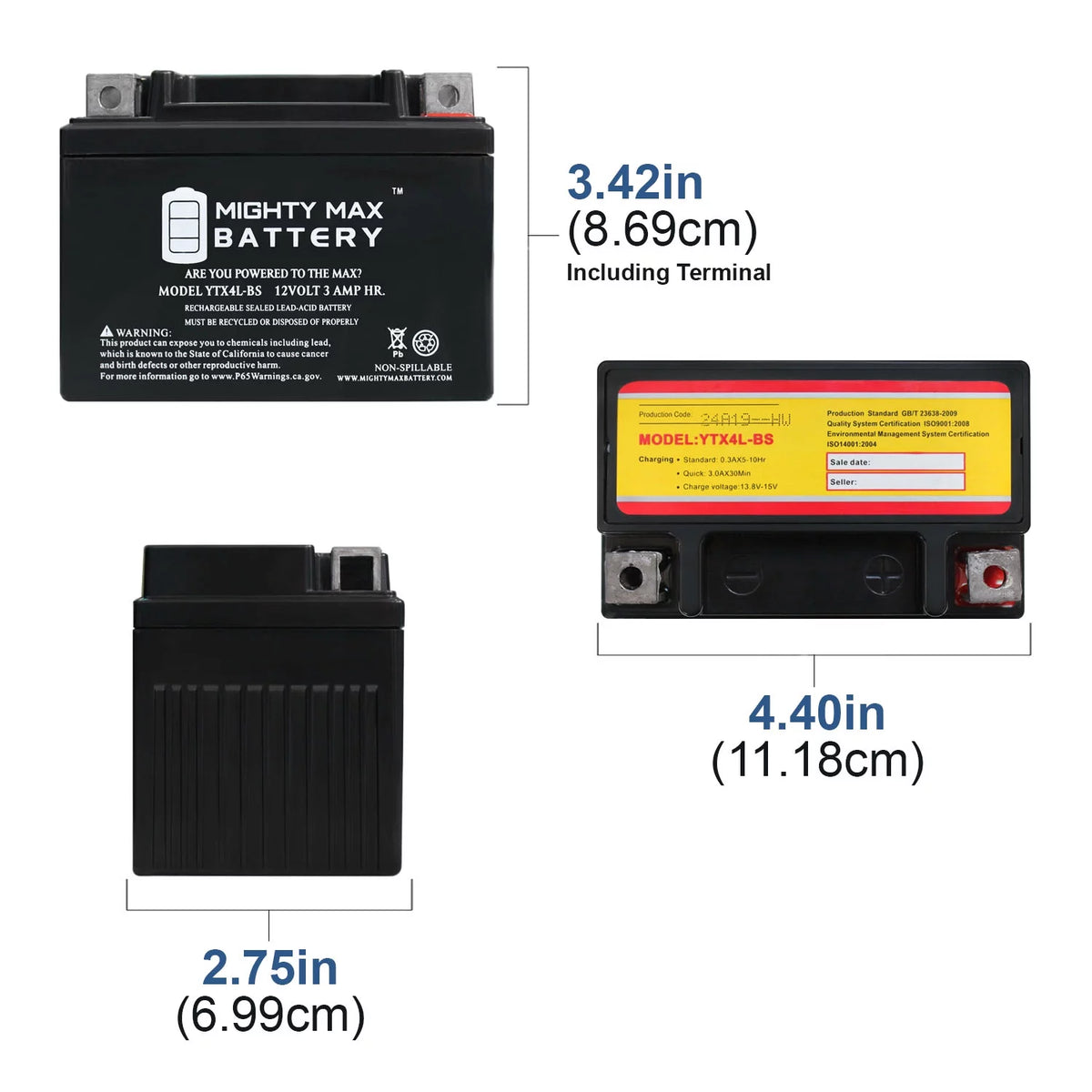 Deep Cycle Battery 3 Pack N6875
