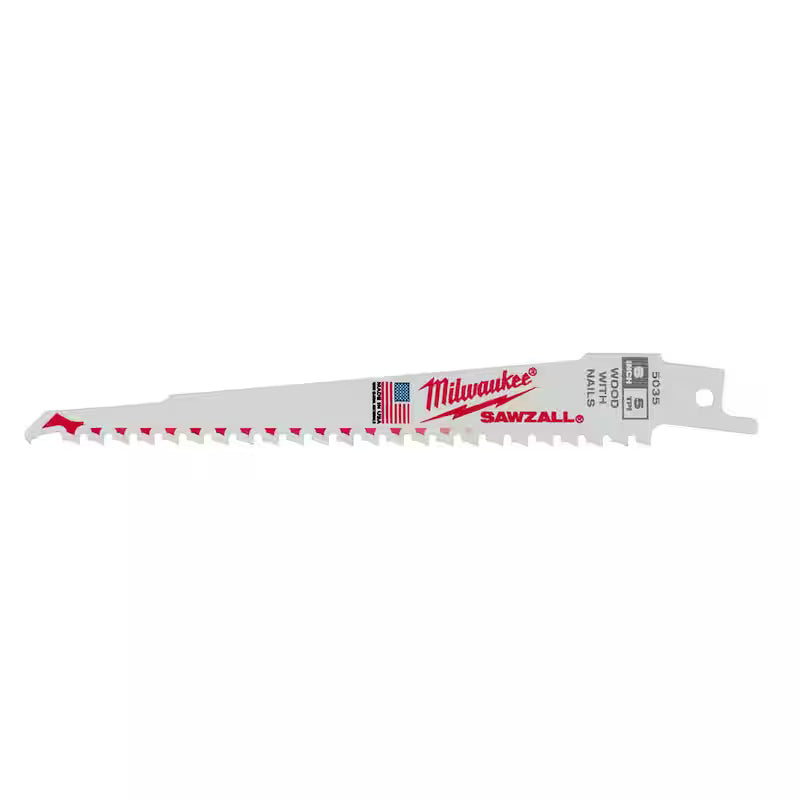 6 in. 5 TPI Reciprocating Saw Blades (50-Pack) Q701