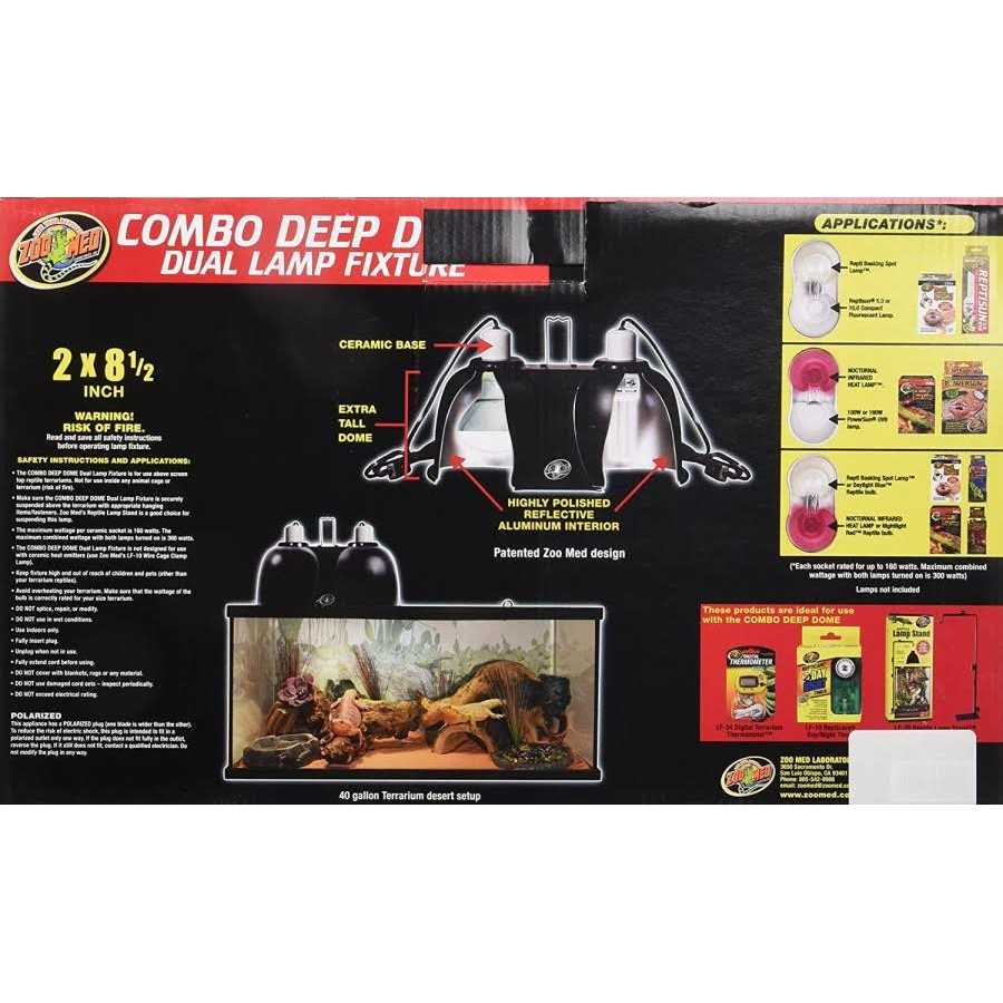 Deep Dome Dual Lamp Fixture C42098