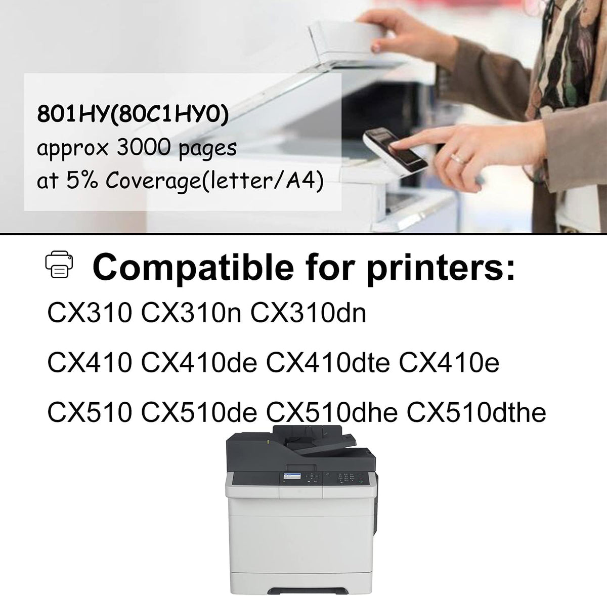 High Yield Yellow Toner Cartridge 1 Pack C701697