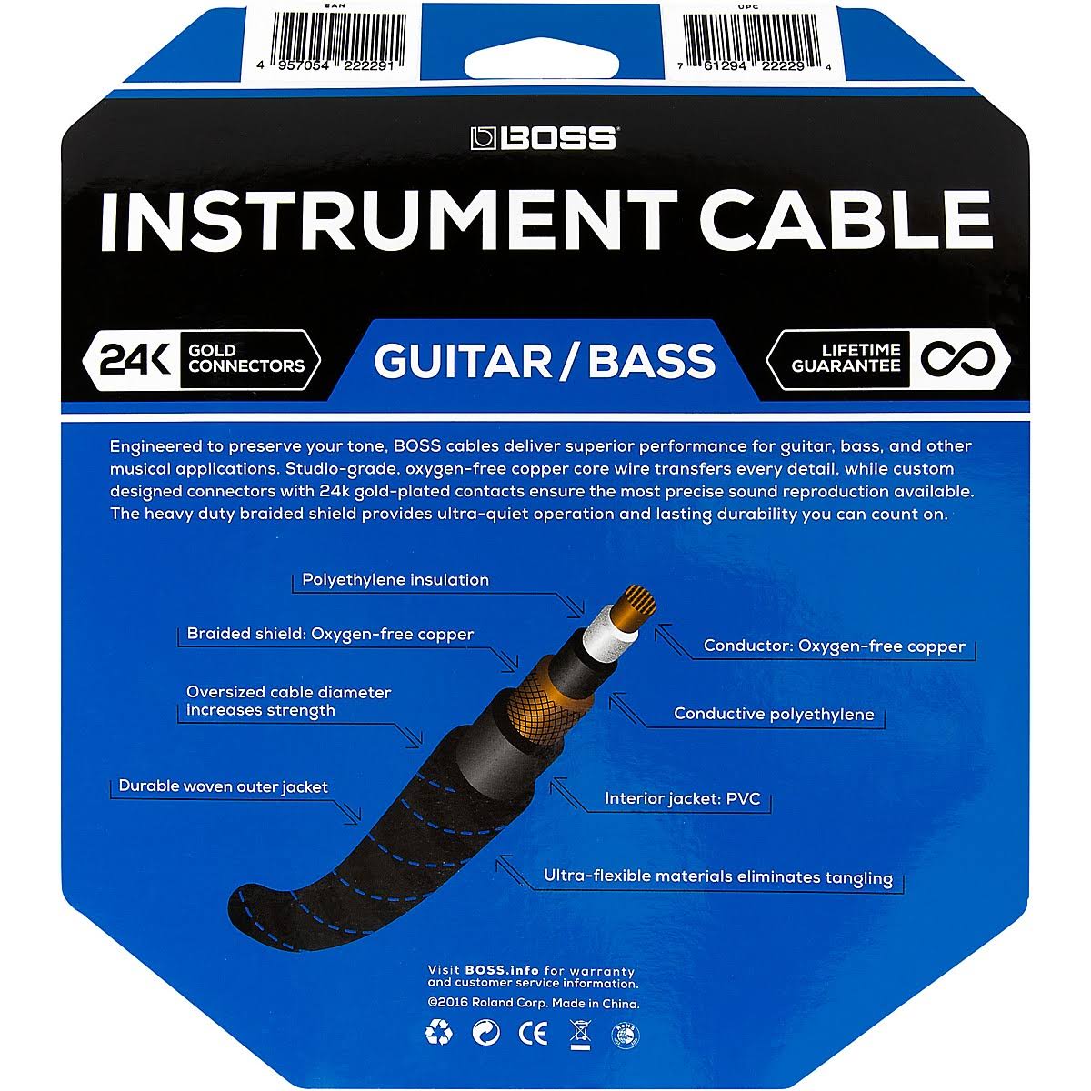2-Pack 25ft Instrument Cable A22423