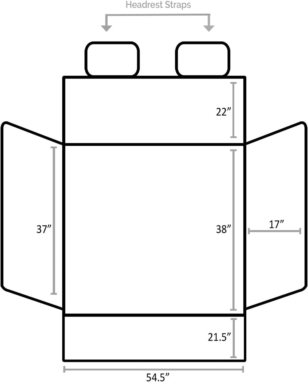 Cargo Liner for SUV's and Cars, Waterproof, Non Slip, Large Size T83823
