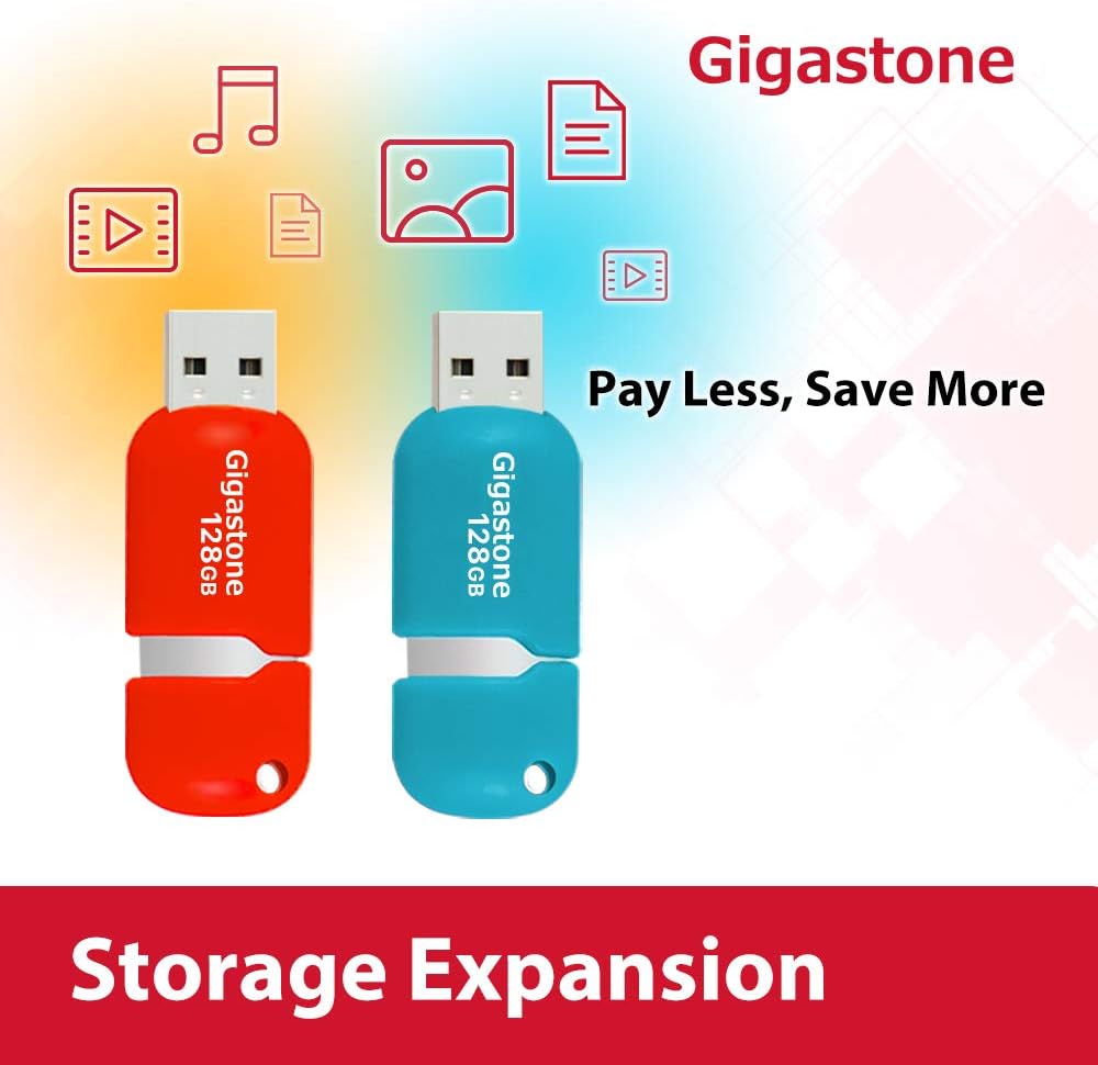 128GB 2-Pack USB 2.0 Flash Drive T271