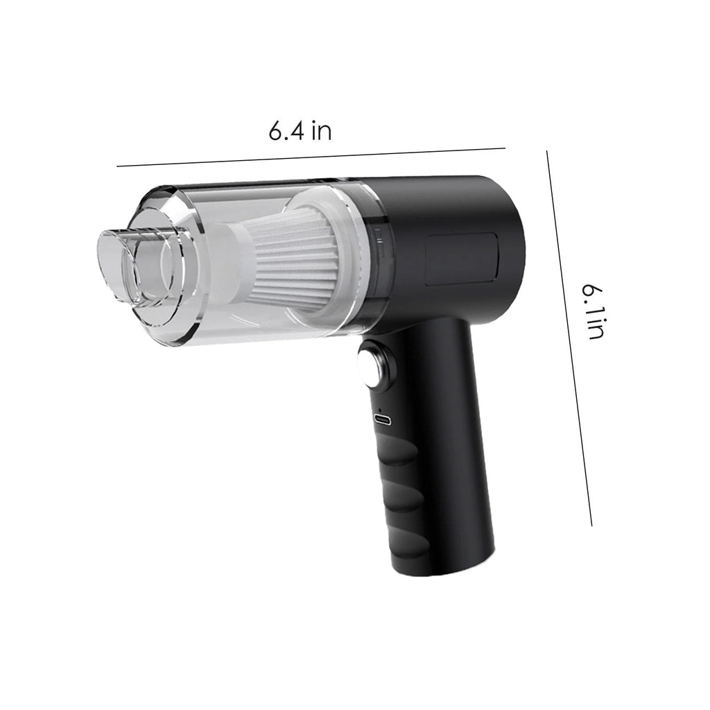 Cordless Handheld Car Vacuum Cleaner, 120W Rechargeable Mini Black U782