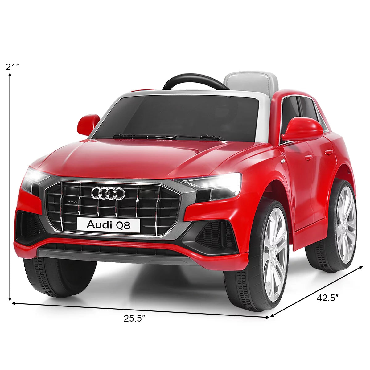 12V Kids Ride On Car with Remote Control Black G830