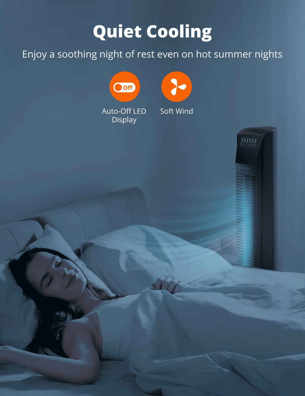 Oscillating Tower Fan with Remote A64915