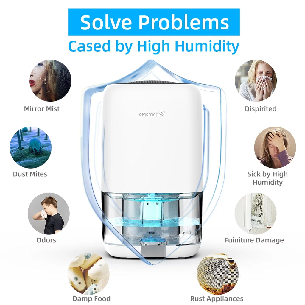 Portable Ultra Quiet Dehumidifier 1000ML G83294
