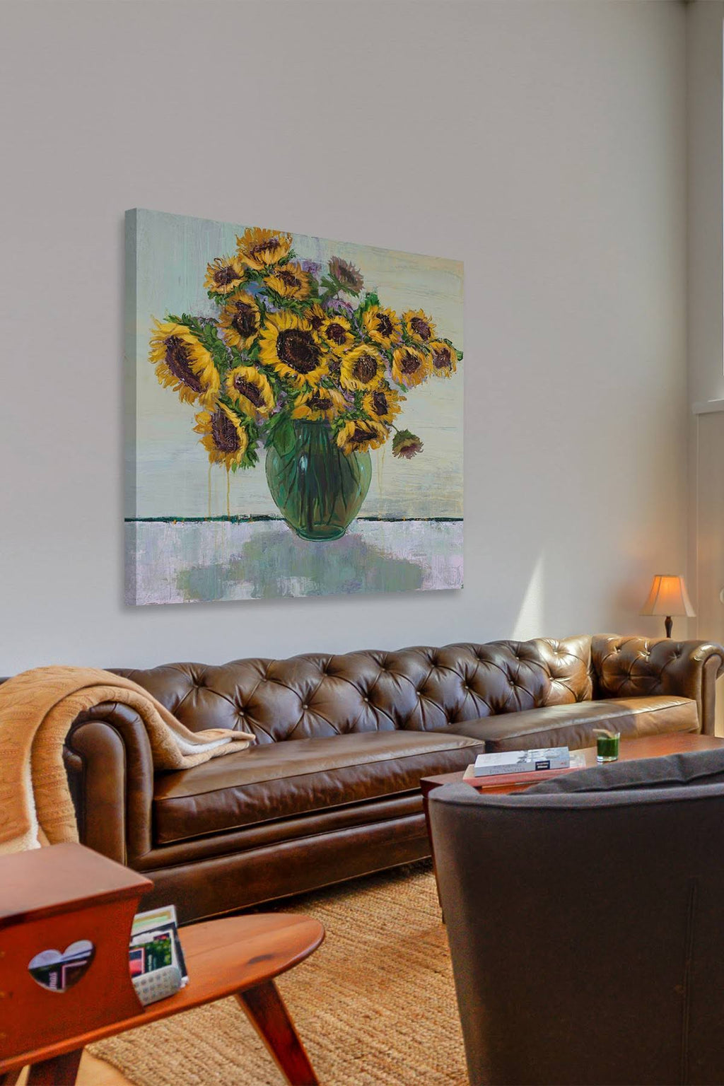 Painting Print on Wrapped Canvas 12x22 V550551