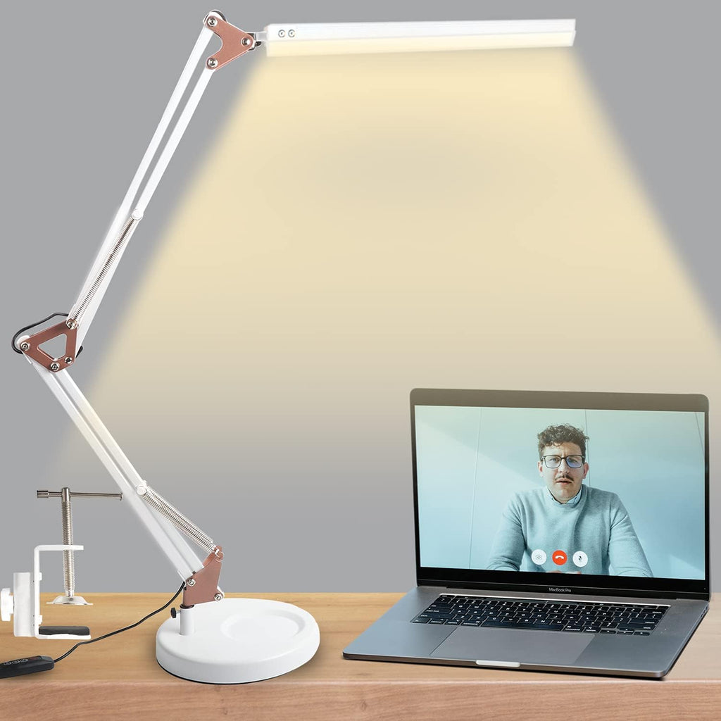 LED Desk Lamp with Clamp and Round Base N23301